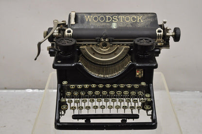 Antique Art Deco Woodstock Manual Typewriter