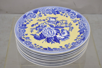 Spode 13" Garden Collection Flowers Poppy Blue Yellow Platter Plate