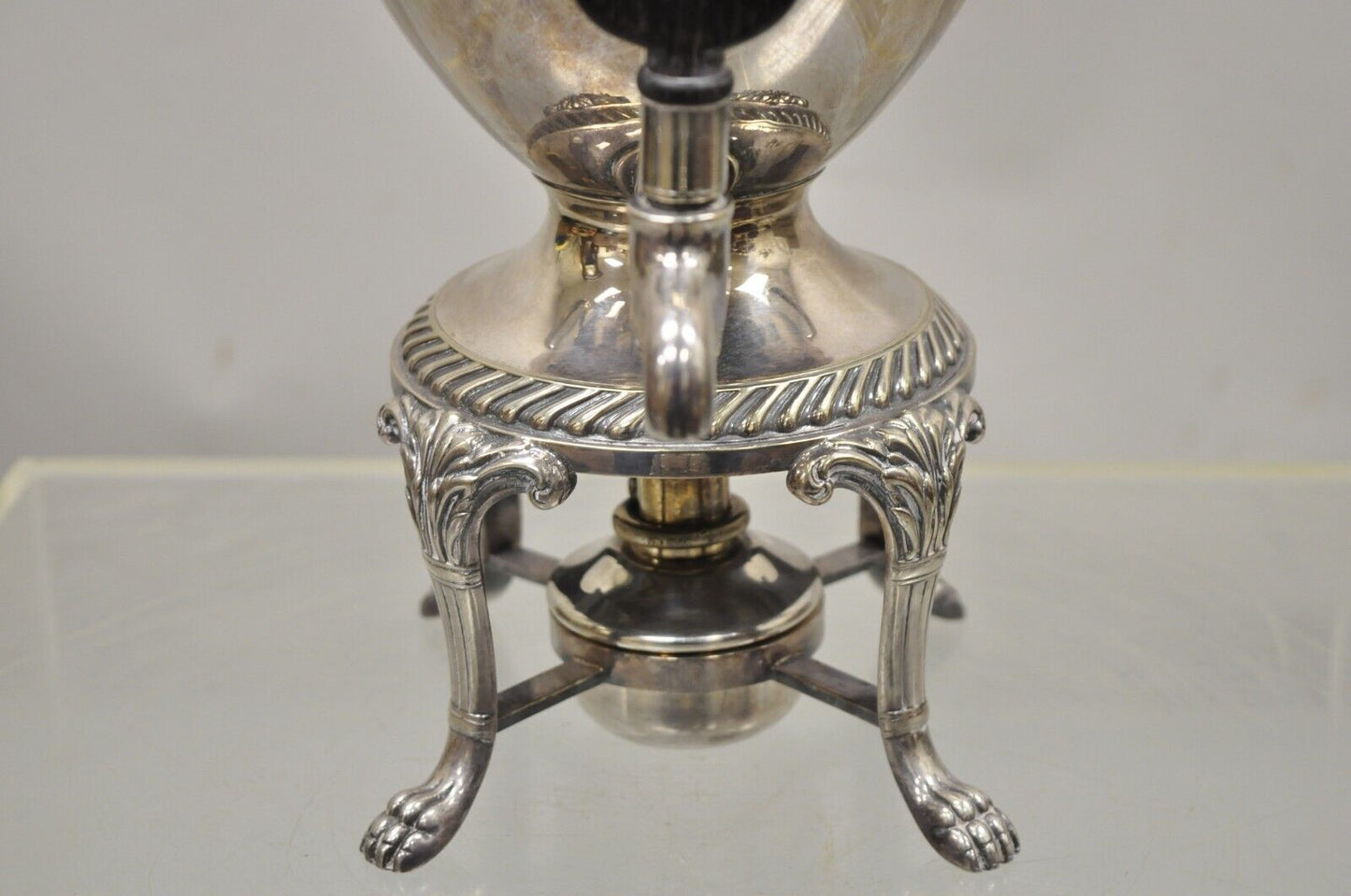 Silver Plated Samovar Coffee Tea Urn Regency Lions By International Silver Co.