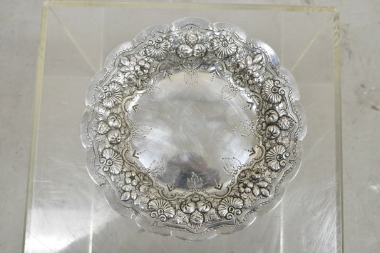 Walker & Hall Sheffield Silver Plate Regency Fruit Shell Compote Platter Stand