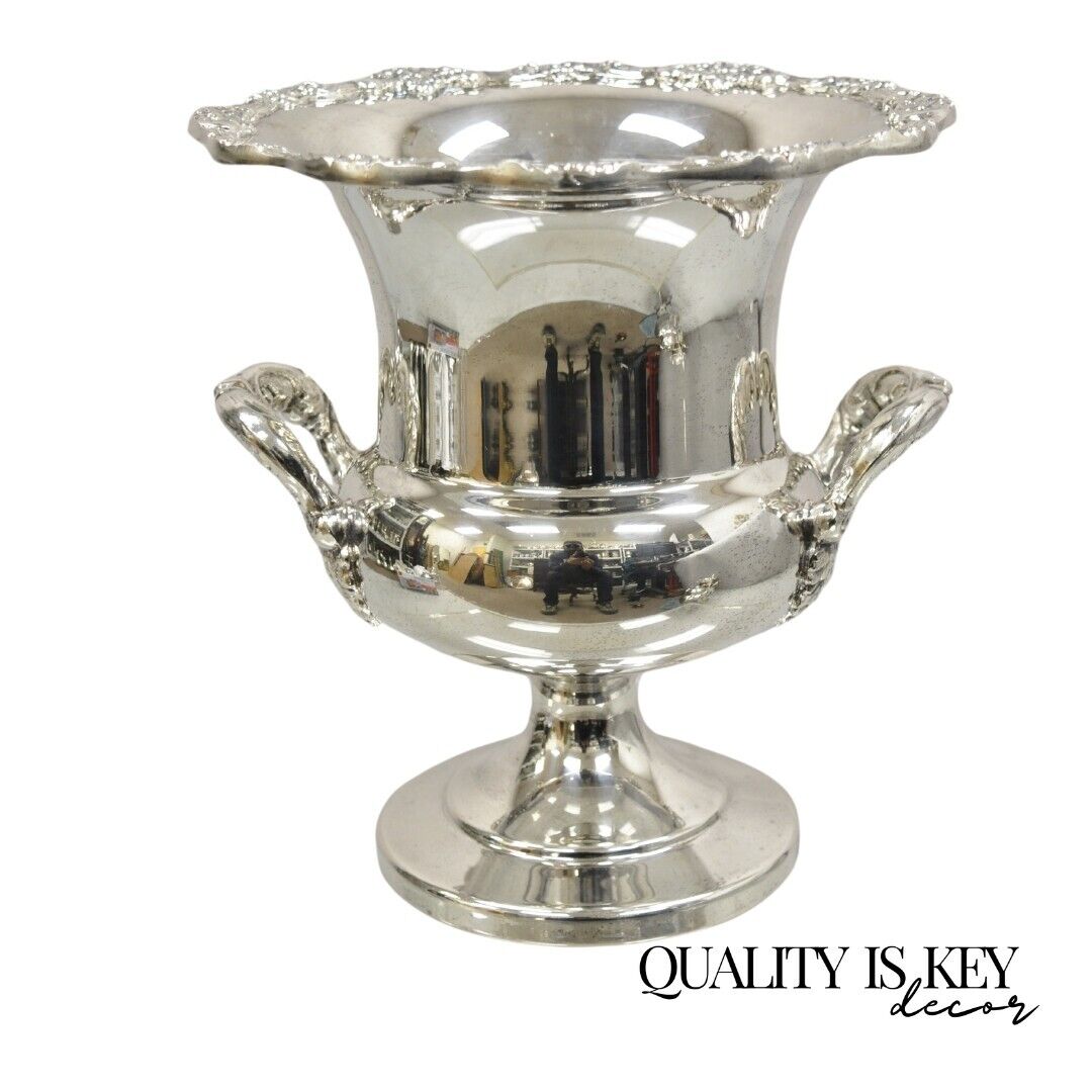 Vintage Towle Regency Silver Plated Trophy Cup Ice Bucket Champagne Chiller
