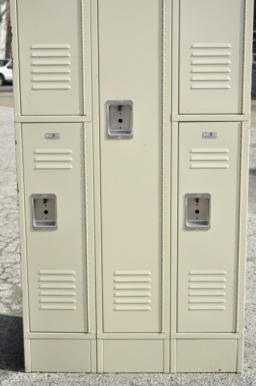 ASI Storage Solutions 5 Section 3 Wide Slope Top Gym School Locker (B)