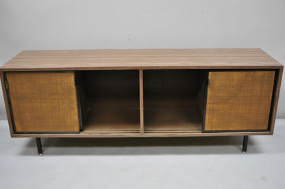 Vintage Mid Century Modern Laminate Formica Case 72" Credenza Cabinet Buffet