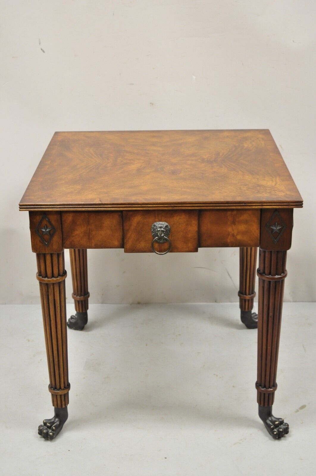 Theodore Alexander Althorp Regency Mahogany One Drawer Side Table A L50046