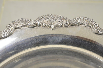 Vintage Towle Silver Plated Victorian Style Punch Bowl