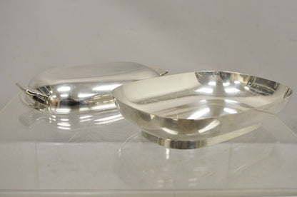 Vintage Reed & Barton 1149 Embassy Silver Plated Covered Vegetable Serving Dish
