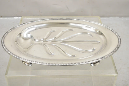 Community Plate English Regency Silver Plated Oval Meat Cutlery Serving Platter