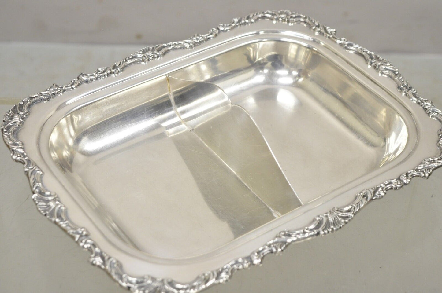 Vintage Community Ascot Silver Plated Victorian Style Lidded Serving Platter