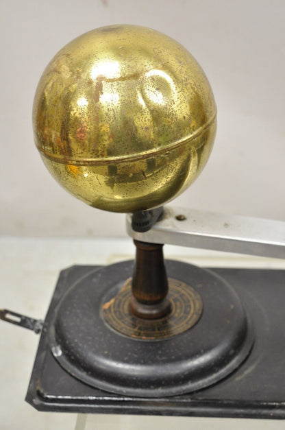Antique The Vetter Co Ideal Planetarium Model 1930s in Original Case