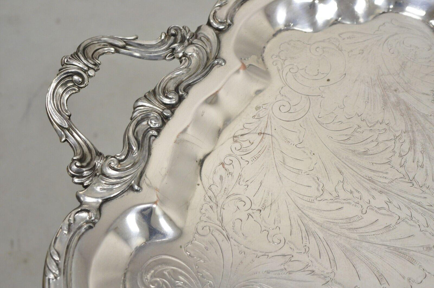 Vintage FB Rogers Silver Co 2377 Silver Plated 29" Serving Platter Tray