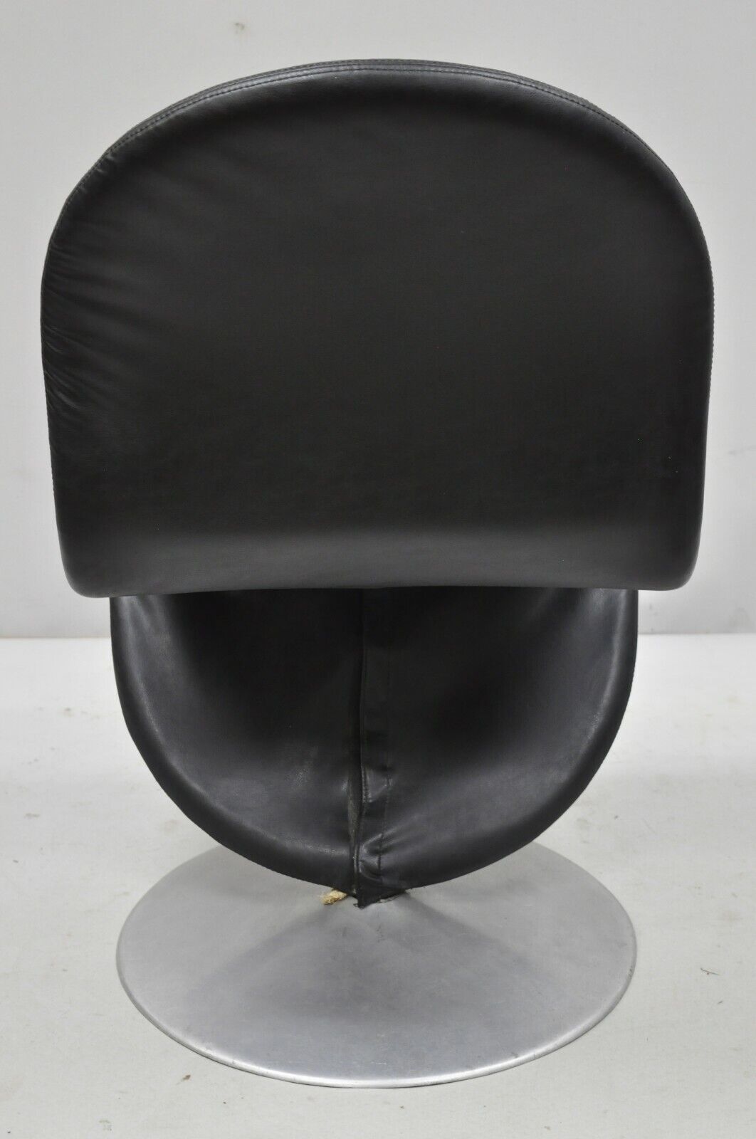 Vintage Verner Panton 1-2-3 System Chair Fritz Hansen Black Mid Century Modern