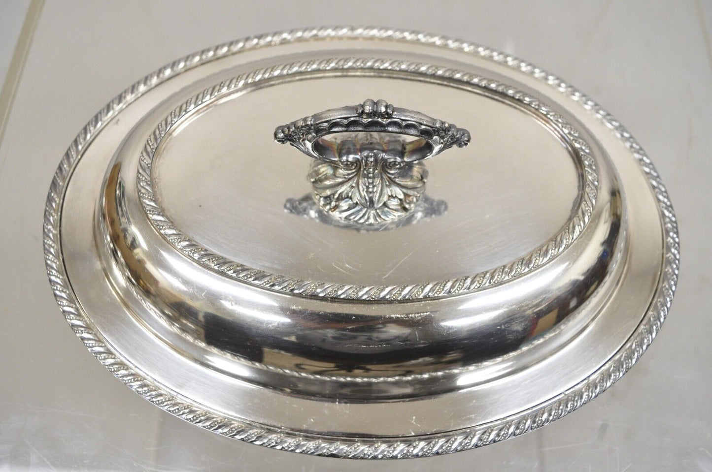 Vintage Melford EPNS Victorian Style Silver Plated Lidded Vegetable Serving Dish