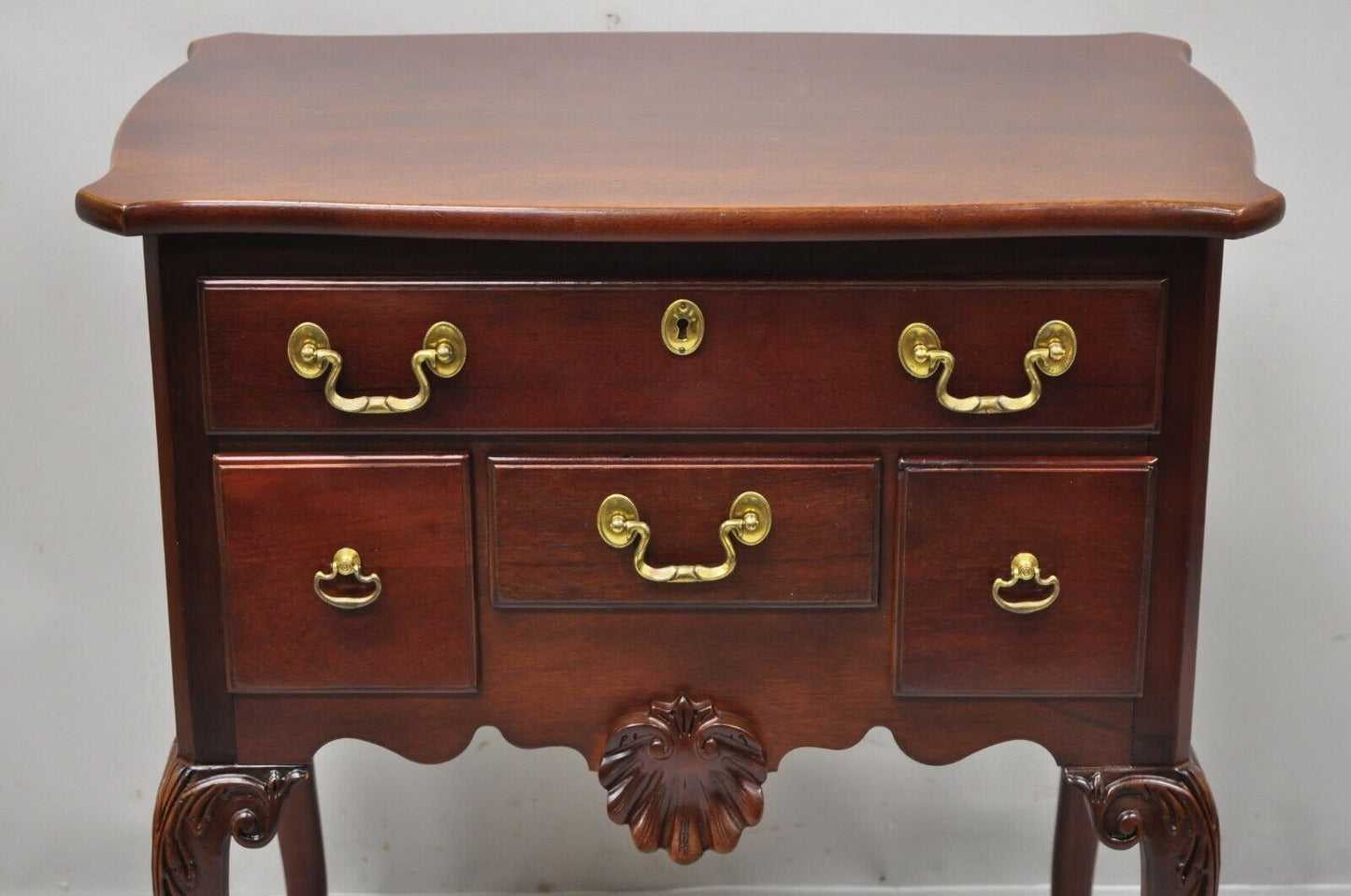 Vintage Chippendale Mahogany Ball and Claw Lowboy Chest by Lexington Heirloom