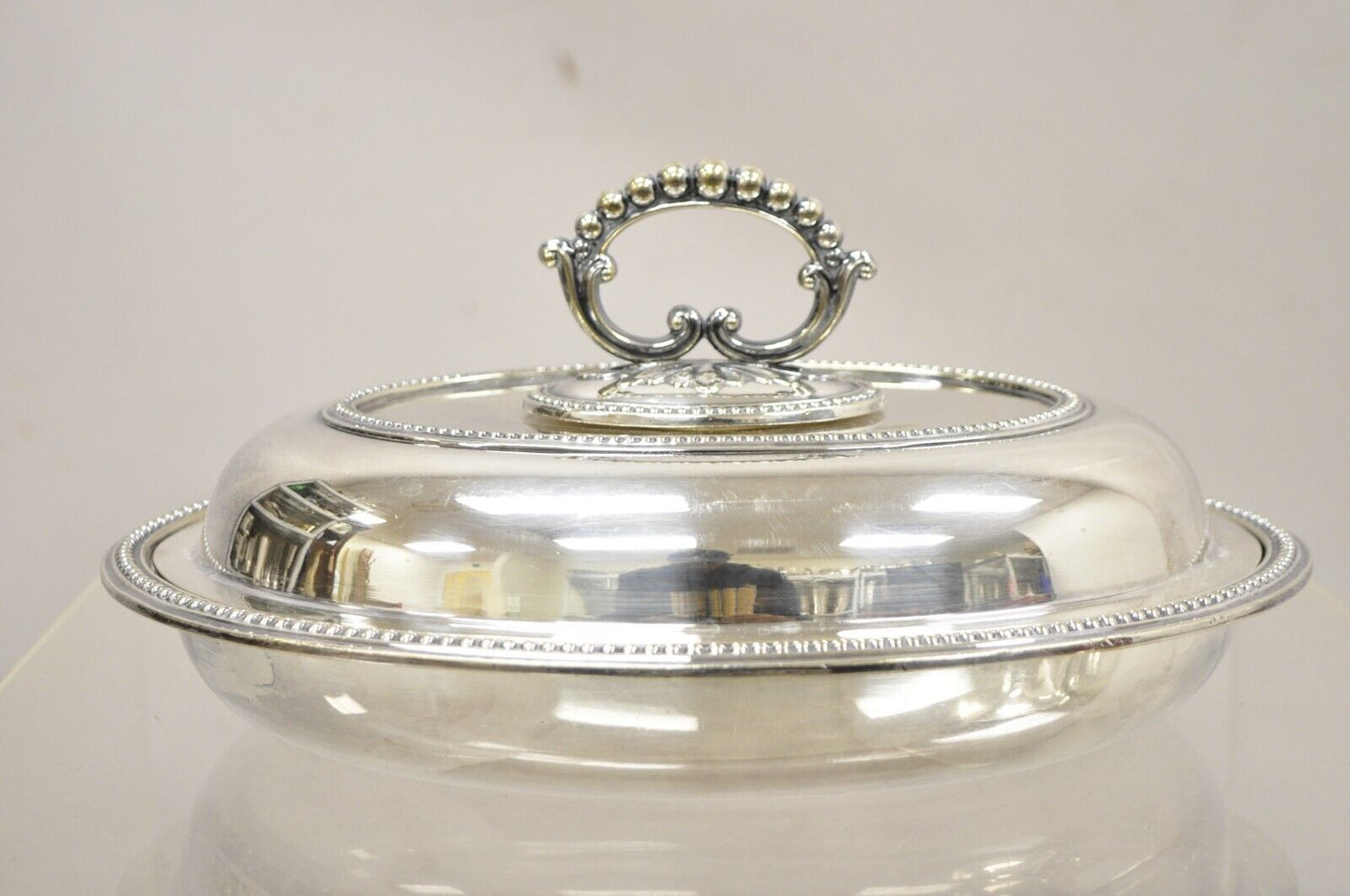 Mappin & Webb's Prince's Plate English Sheffield Silver Plated Covered Dish