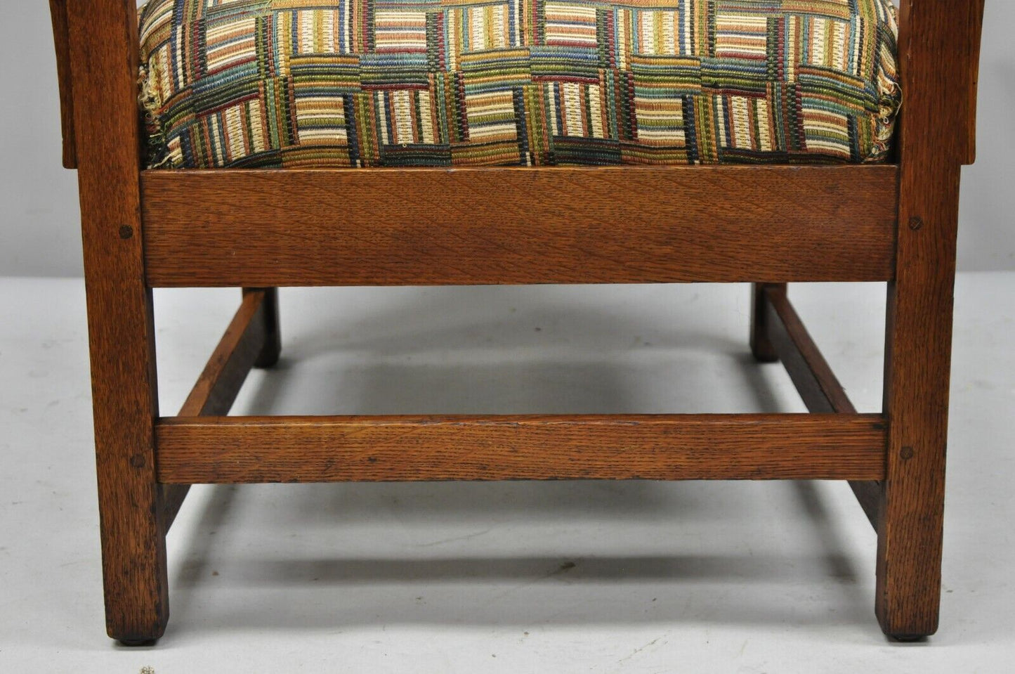 L & JG Stickley Mission Oak Arts & Crafts Lounge Arm Chair Spring Seat Cushion