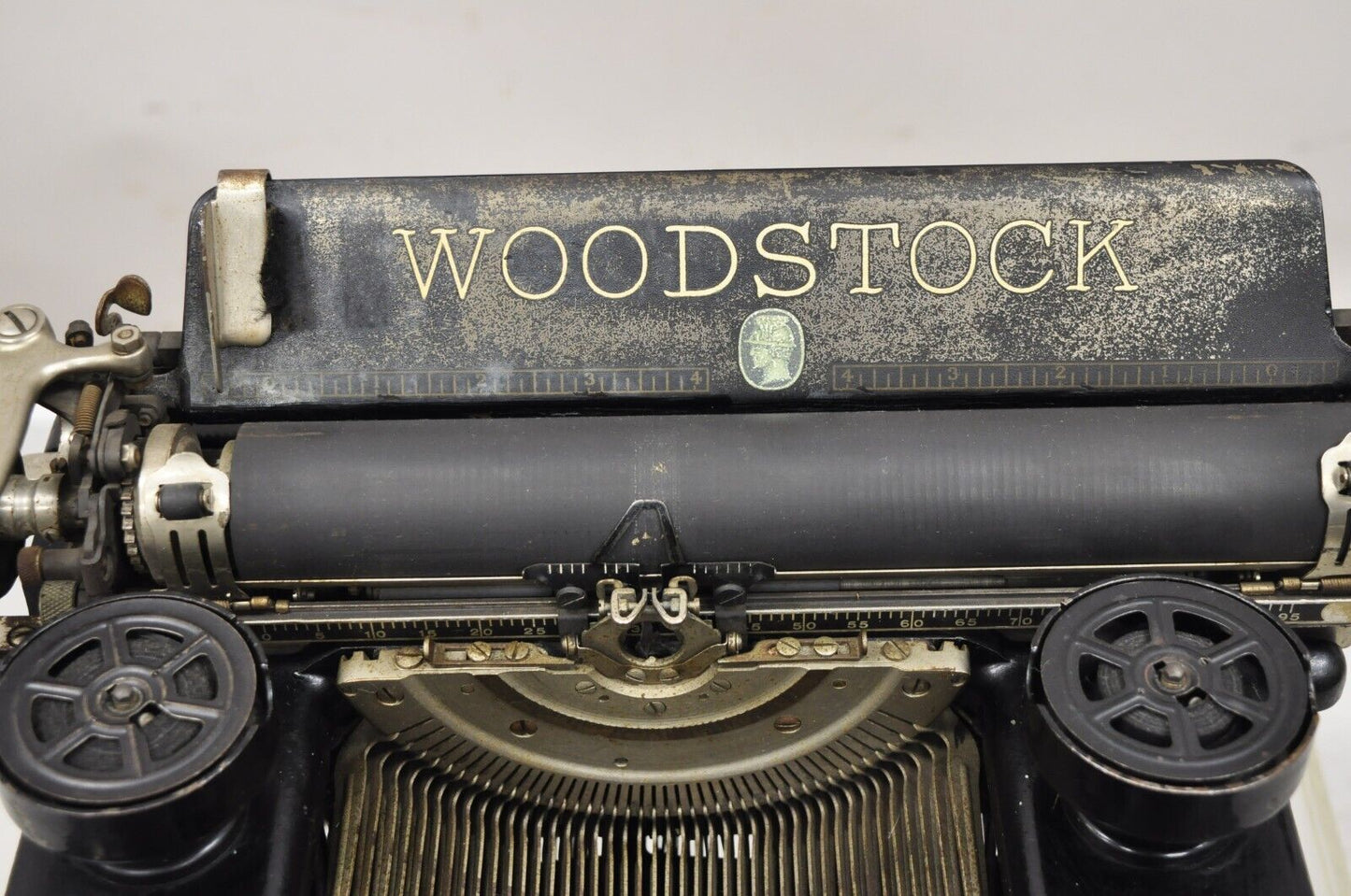 Antique Art Deco Woodstock Manual Typewriter