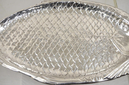 Vintage Reed & Barton Silver Plated 22" Modern Fish Platter Tray