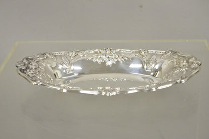 Vintage Floral Embossed Victorian Silver Plate 12" Oval Dish by PS & Co