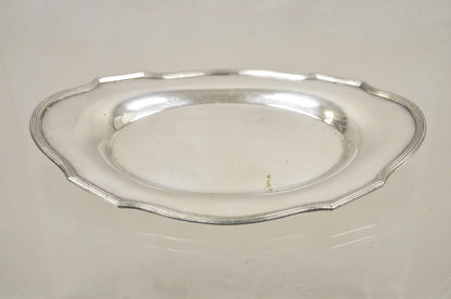 Small Vintage Silver Plated English Edwardian Style 10" Oval Trinket Dish Tray