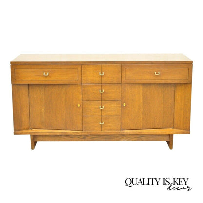 Raymond Loewy Mengel Mid Century Modern Sculpted Oak Buffet Credenza