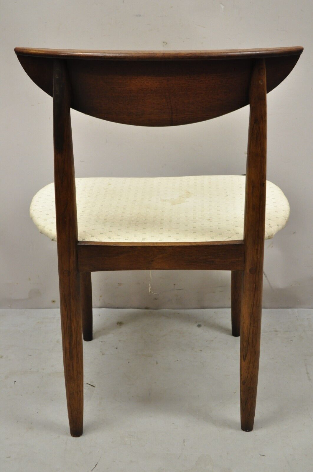 Vintage Lane Perception Mid Century Modern Walnut Dining Side Chair