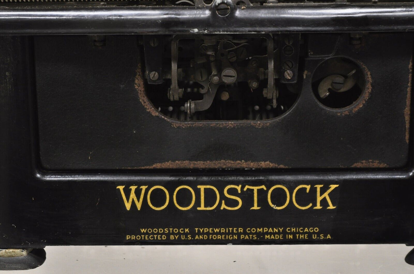 Antique Art Deco Woodstock Manual Typewriter