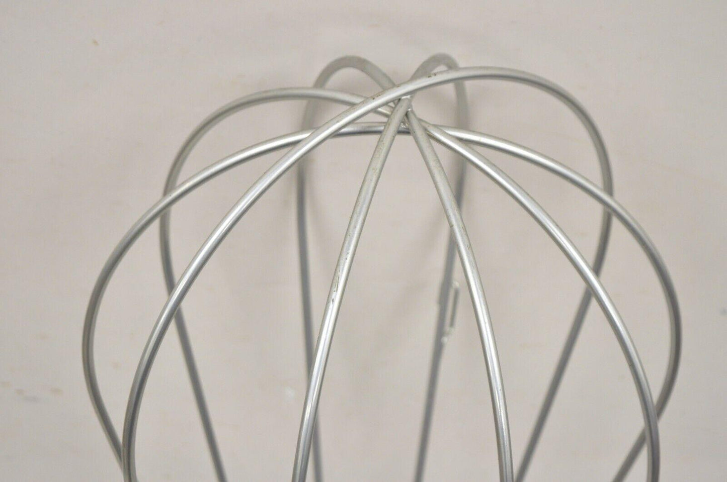 Oversized Modern Curtis Jere Style Pop Art 50" Metal Wisk Wall Art Sculpture