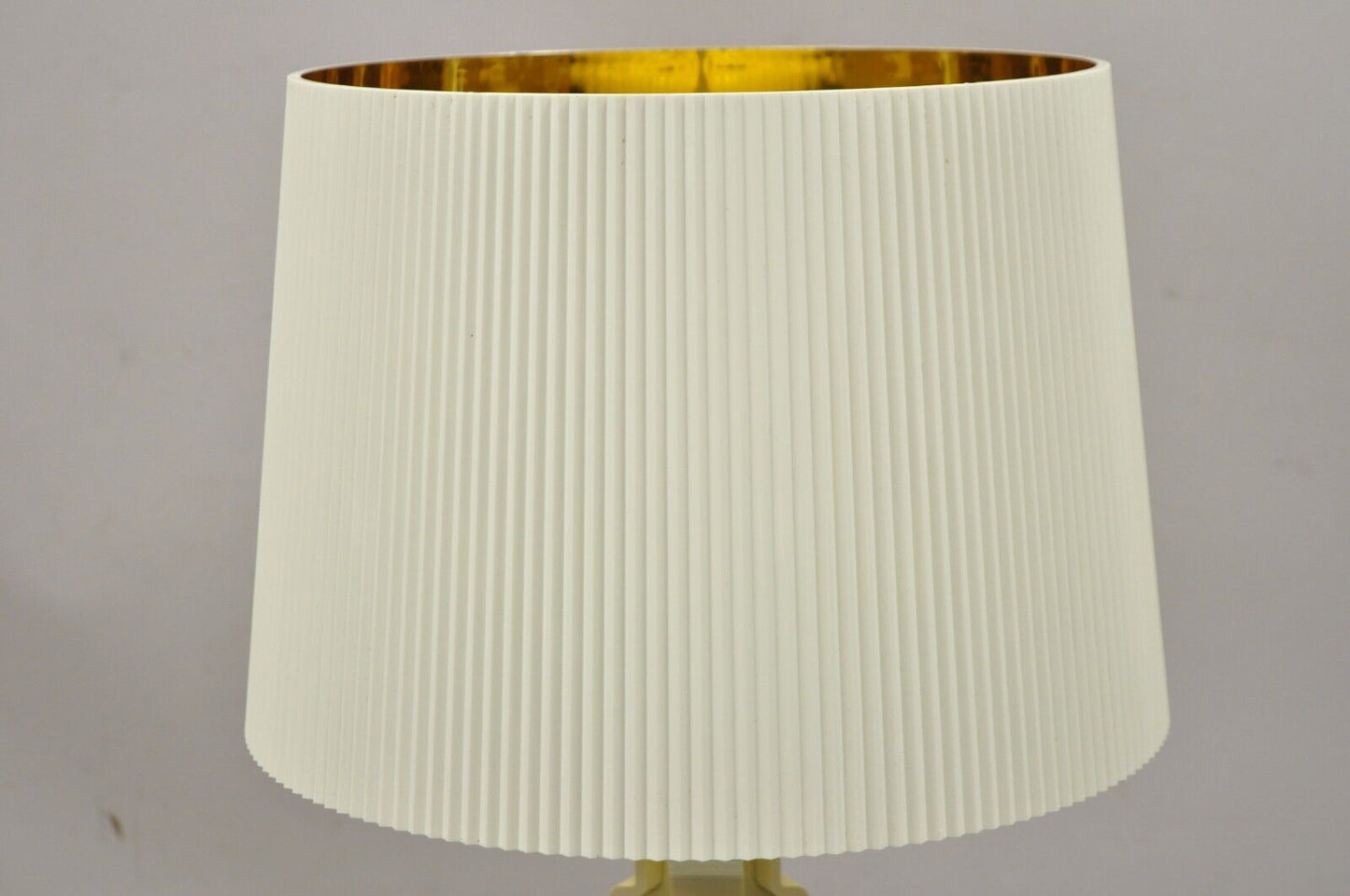 Kartell Ferruccio Laviani Bourgie White Baroque Table Lamp with Shade