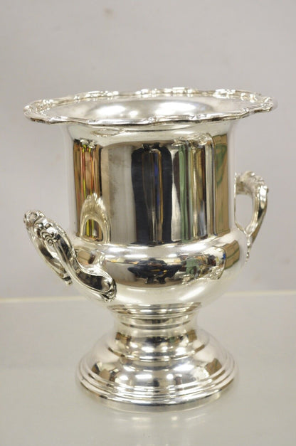 Regency Style Silver Plated Leonard Trophy Cup Champagne Bucket Wine Ice Chiller