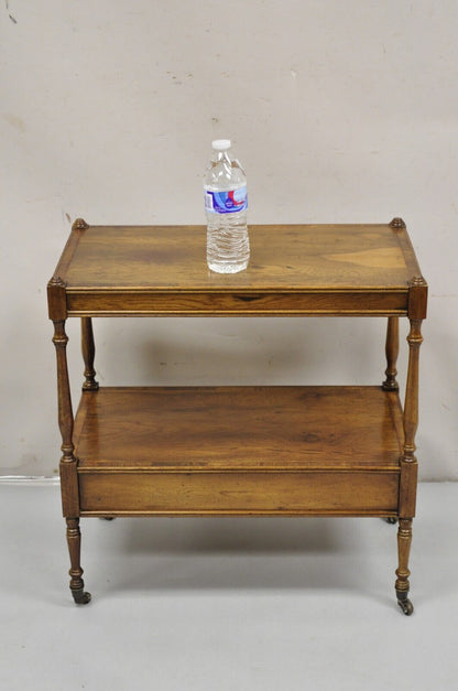 Vintage Hickory Chair Co English Regency Style Rosewood One Drawer Side Table
