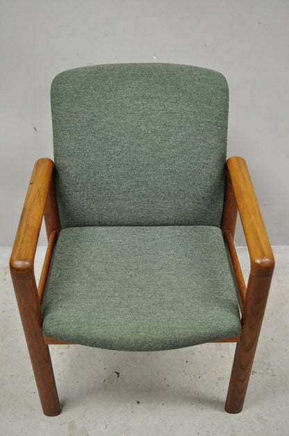 Schou Andersen Mobel Frabrik Teak Wood Club Arm Chair with Label