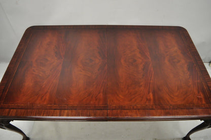 Bernhardt Centennial Georgian Chippendale Mahogany Dining Table with 2 Leaves