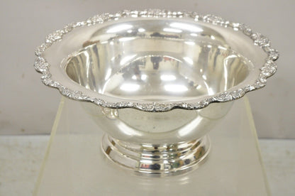 Vintage Towle Silver Plated Victorian Style Punch Bowl