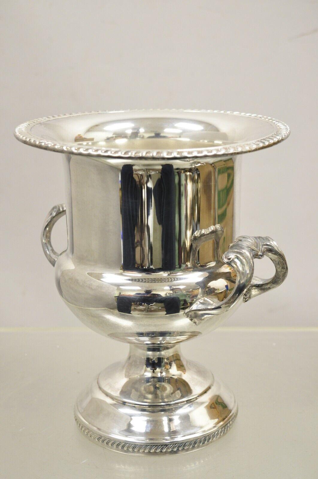 Vintage Regency Style Twin Handle Trophy Cup Champagne Chiller Ice Bucket