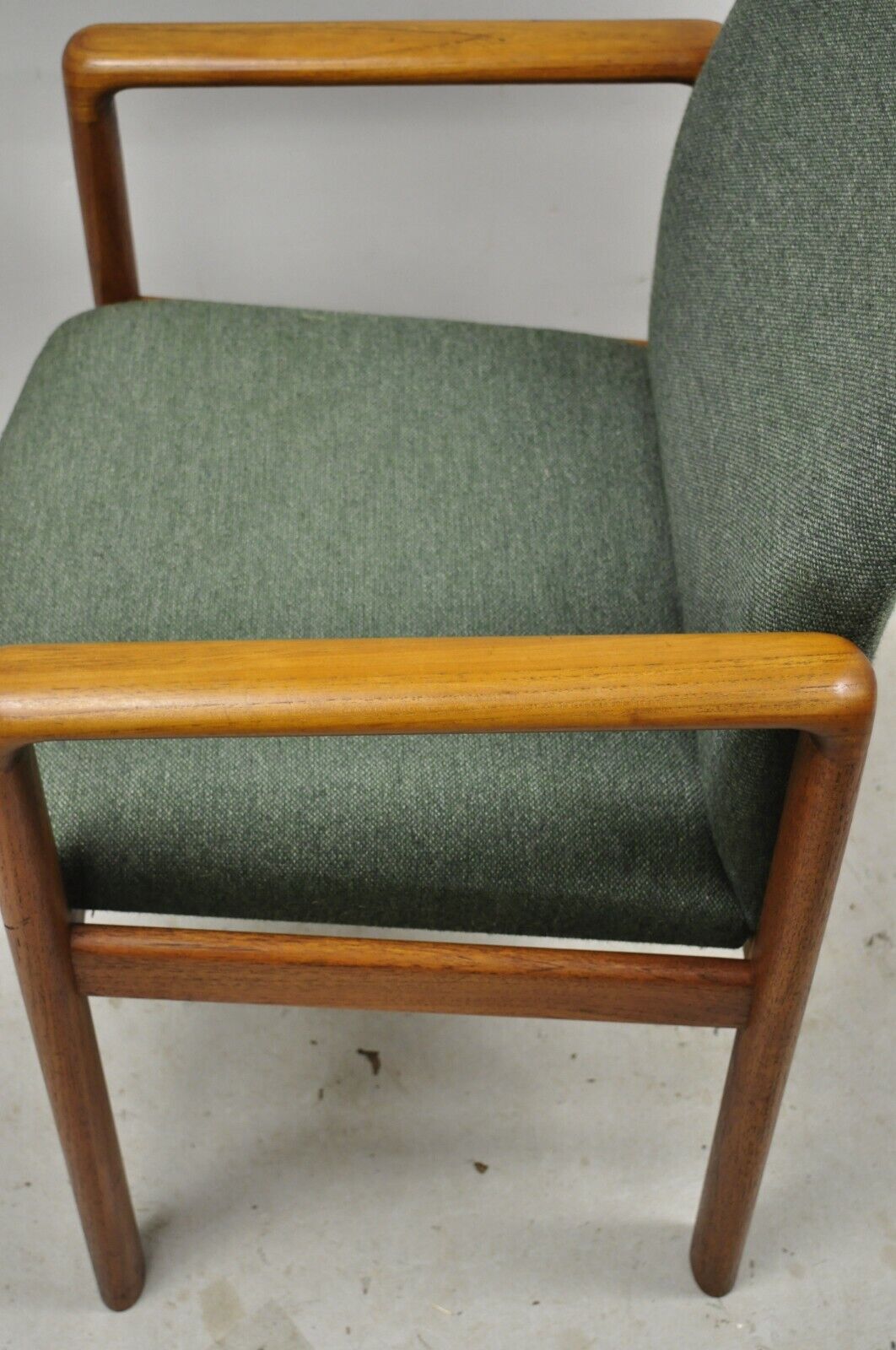 Schou Andersen Mobel Frabrik Teak Wood Club Arm Chair with Label