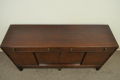 Edward Wormley Dunbar Mahogany Sliding Door Sideboard Buffet Credenza Cabinet