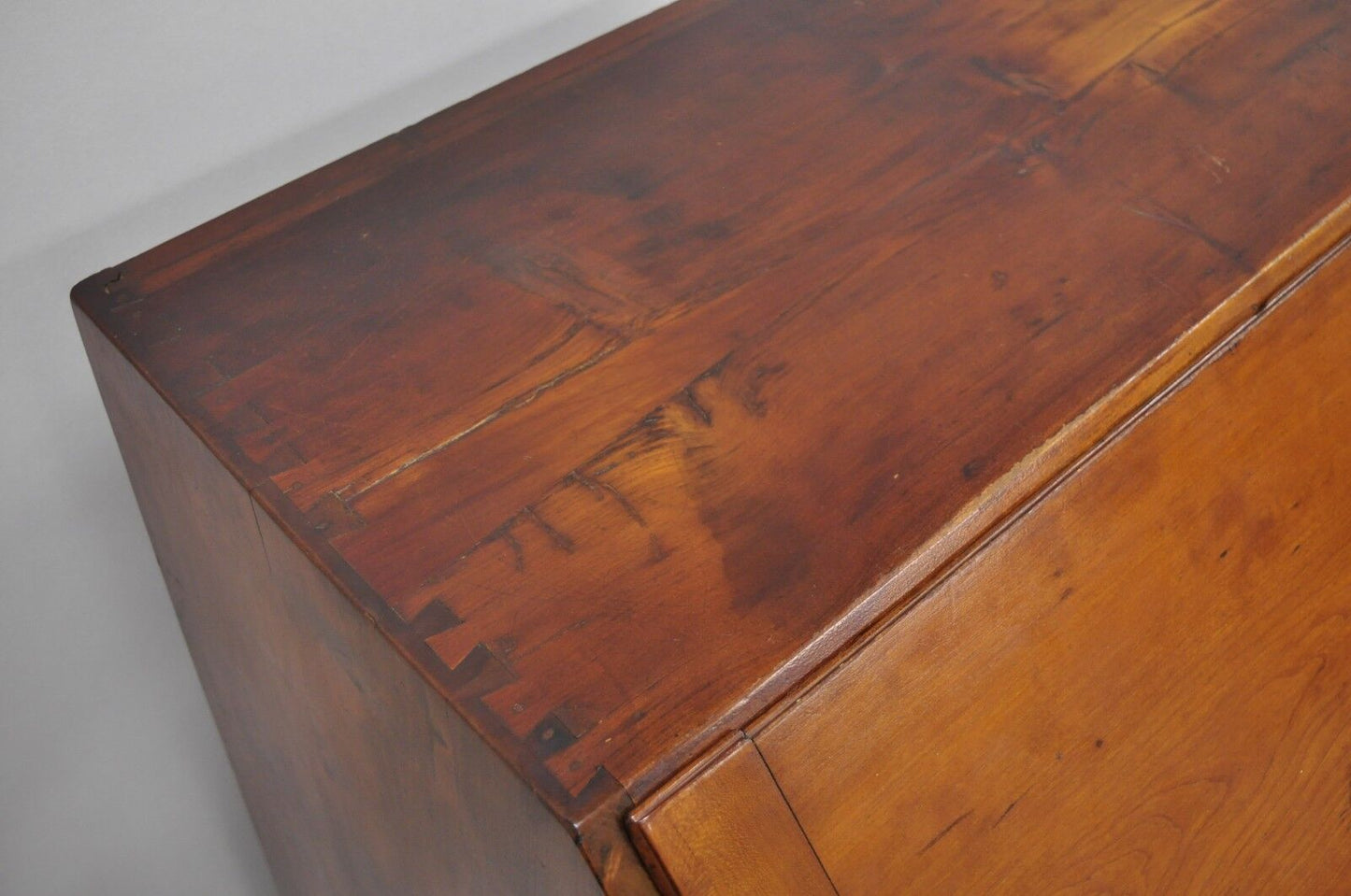 19th Century Mahogany Slant Top Carved Ball & Claw Chippendale Style Desk