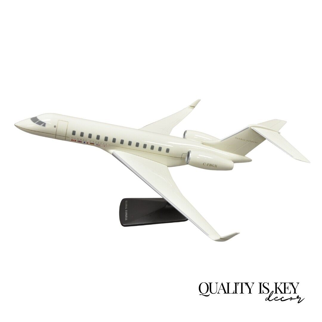 Space Model London England Global Express C-FBGX Bombardier Airplane Model Plane