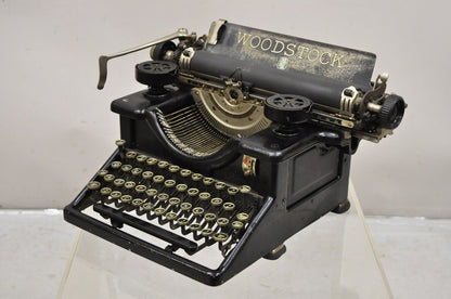 Antique Art Deco Woodstock Manual Typewriter