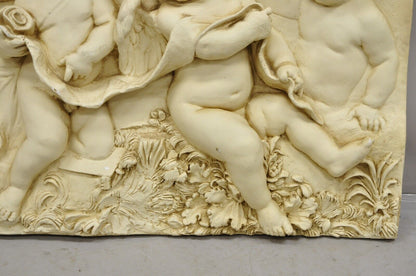 Vtg Wall Art by Empire Art Products Putti Cherub Group after François Du Quesno