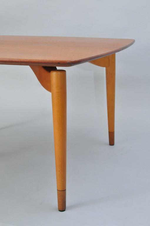 Mid Century Danish Modern Teak Grete Jalk P. Jeppesens Floating Coffee Table