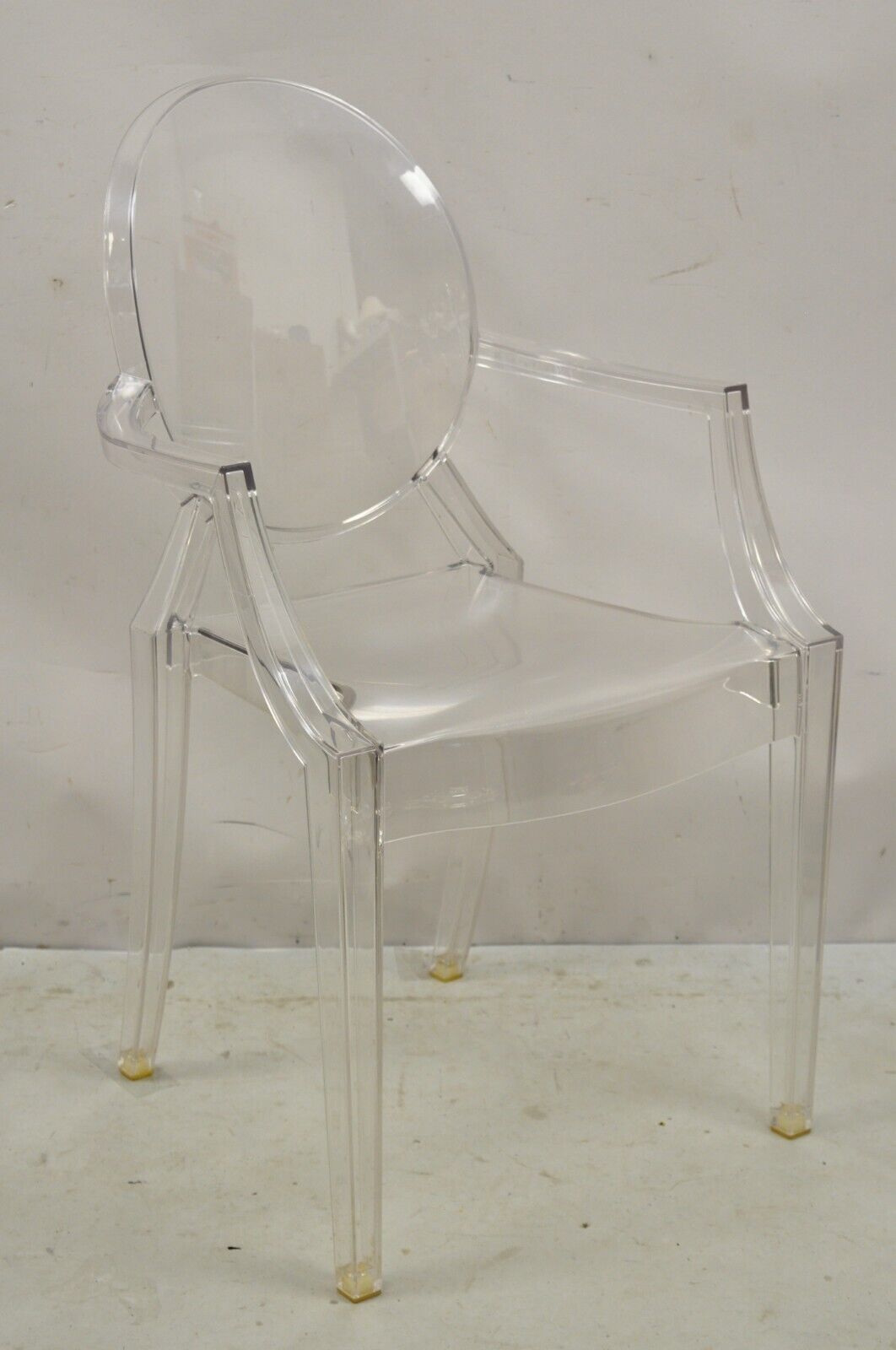 Kartell Designs Louis Ghost Arm Chair Philippe Starck - Set of 3