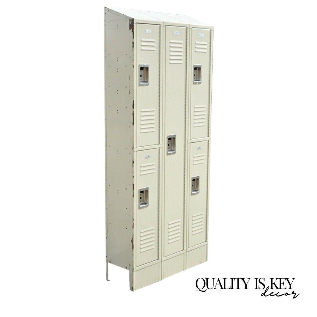 ASI Storage Solutions 5 Section 3 Wide Slope Top Gym School Locker (B)