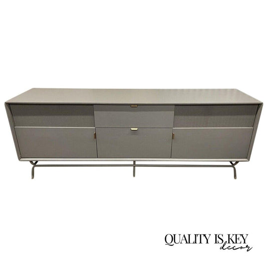 Dang 2 Door 2 Drawer Grey Media Stand Console Credenza by Blu Dot