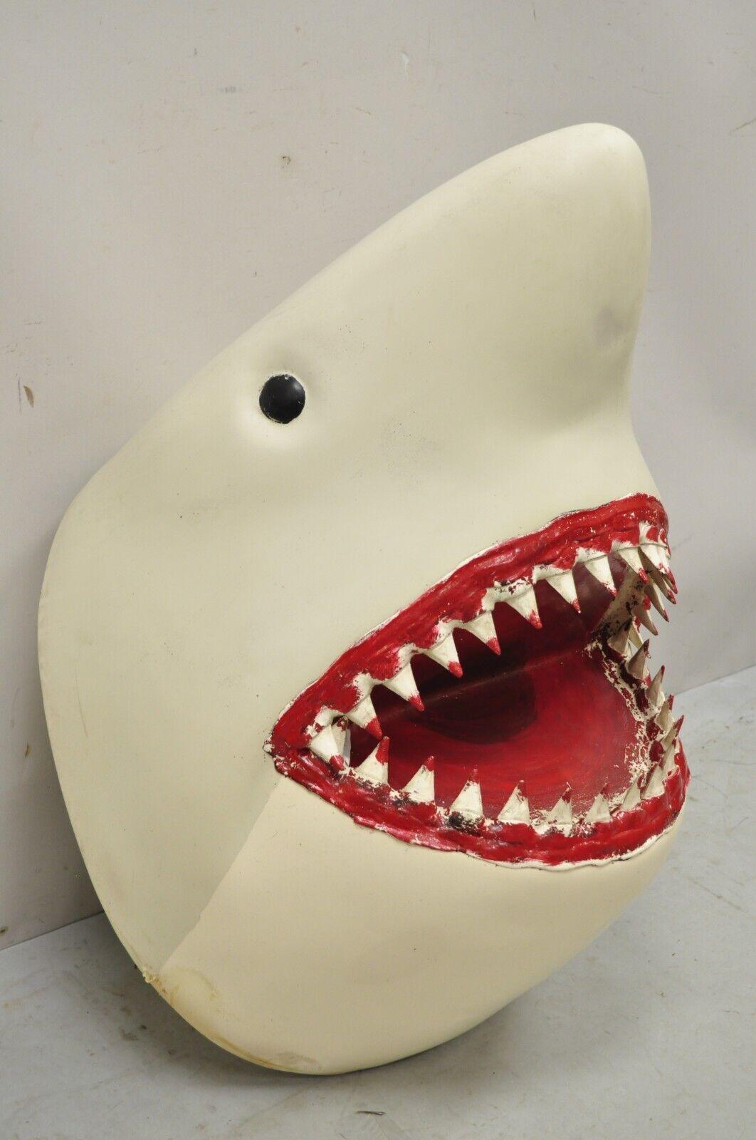 Vintage 23" Molded Rubber Jaws Great White Shark Replica Movie Prop