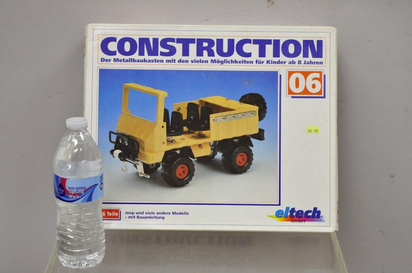 Vintage 1990s Eitech German Construction Model Erector Kit 06 Jeep Truck NOS