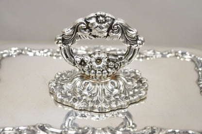 Vintage Community Ascot Silver Plated Victorian Style Lidded Serving Platter