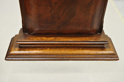 Antique English Edwardian Mahogany Desk Accessory Bookends - a Pair