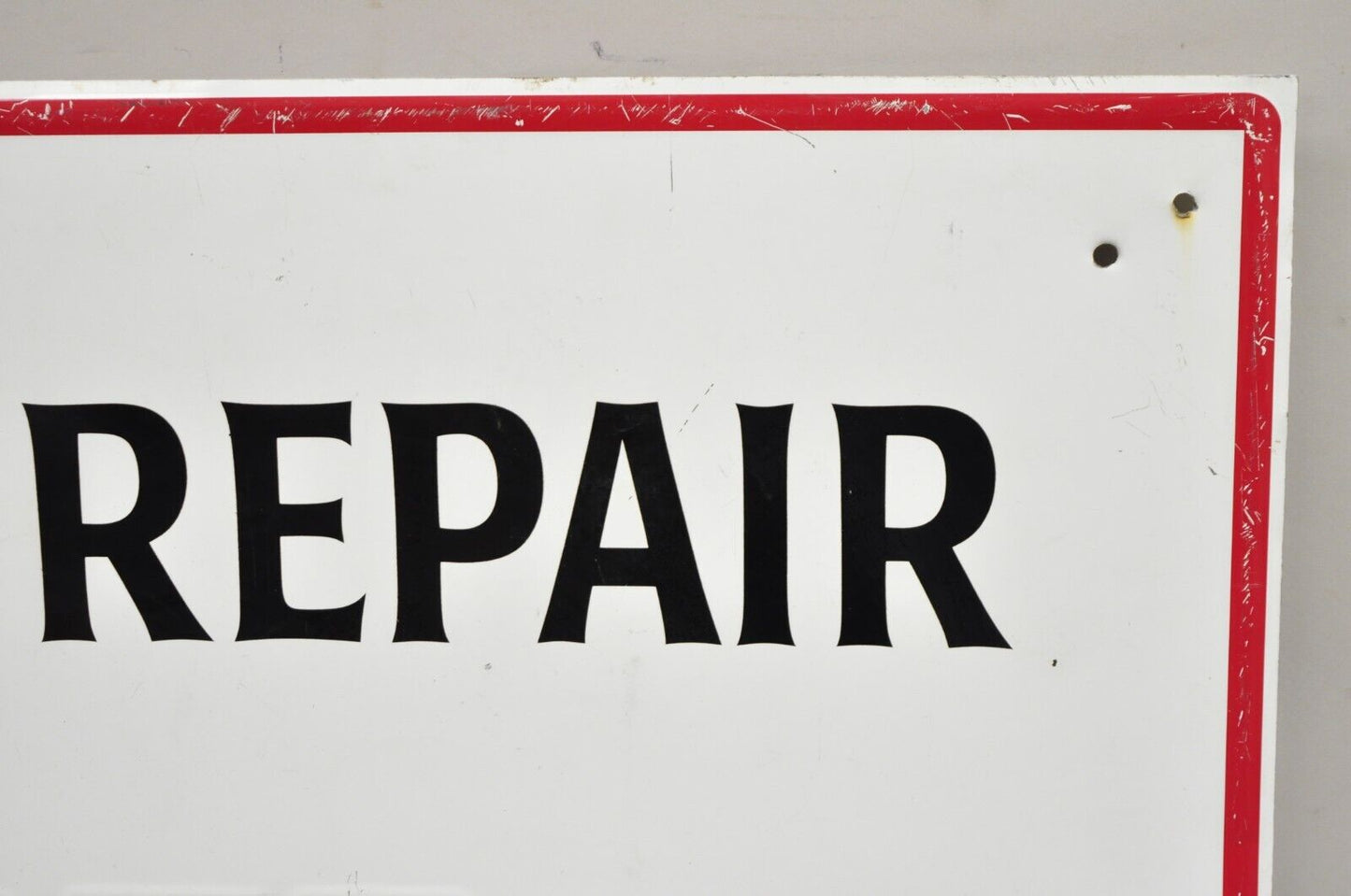Vintage Jasper Engines & Transmissions Ken's Auto Repair Sheet Metal Retail Sign