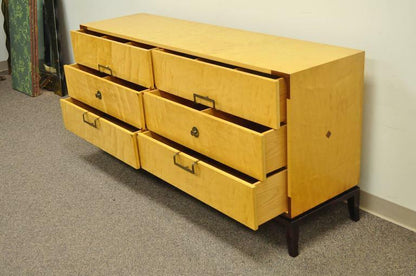 Tommi Parzinger for Parzinger Originals Maple & Mahogany Dresser Chest Credenza